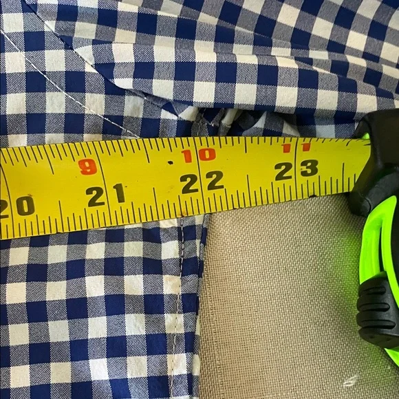 Vineyard Vines Royal Blue Gingham Button-Down Shirt - Picture 5 of 7